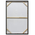 80X120cm Gilded Silhouettes Champagne Framed Canvas Wall Art - Home & Garden > Wall Art