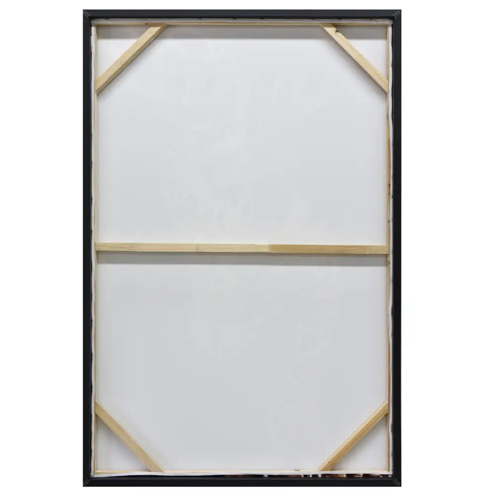 80X120cm Gilded Silhouettes Champagne Framed Canvas Wall Art - Home & Garden > Wall Art