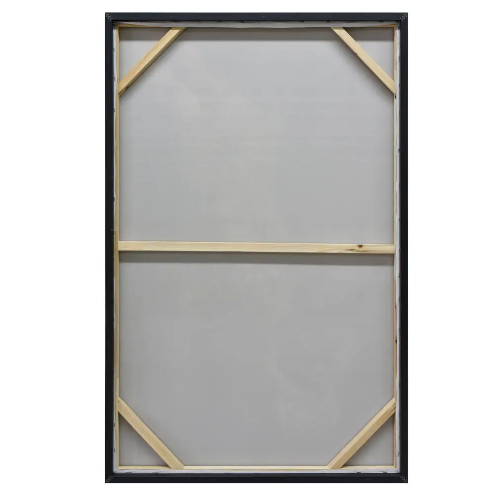 80X120cm Golden Titan Champagne Framed Hand Painted Canvas Wall Art - Home & Garden > Wall Art