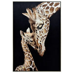 80X120cm Tender Touch Champagne Framed Canvas Wall Art - Home & Garden > Wall Art
