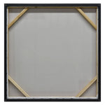 80X80cm Panorama Dimensions Black Framed Hand Painted Canvas 3D Wall Art - Home & Garden > Wall Art