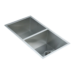 820x457mm Handmade Stainless Steel Undermount / Topmount Kitchen Laundry Sink with Waste - Furniture > Bathroom > Sinks