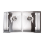 820x457mm Handmade Stainless Steel Undermount / Topmount Kitchen Laundry Sink with Waste - Furniture > Bathroom > Sinks