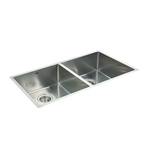 865x440mm Handmade Stainless Steel Undermount / Topmount Kitchen Sink with Waste - Furniture > Bathroom > Sinks