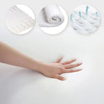 8cm Memory Foam Mattress Topper with Bamboo Cover - Double - Furniture > Mattresses > Mattress Toppers