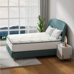8cm Memory Foam Mattress Topper with Bamboo Cover - Double - Furniture > Mattresses > Mattress Toppers