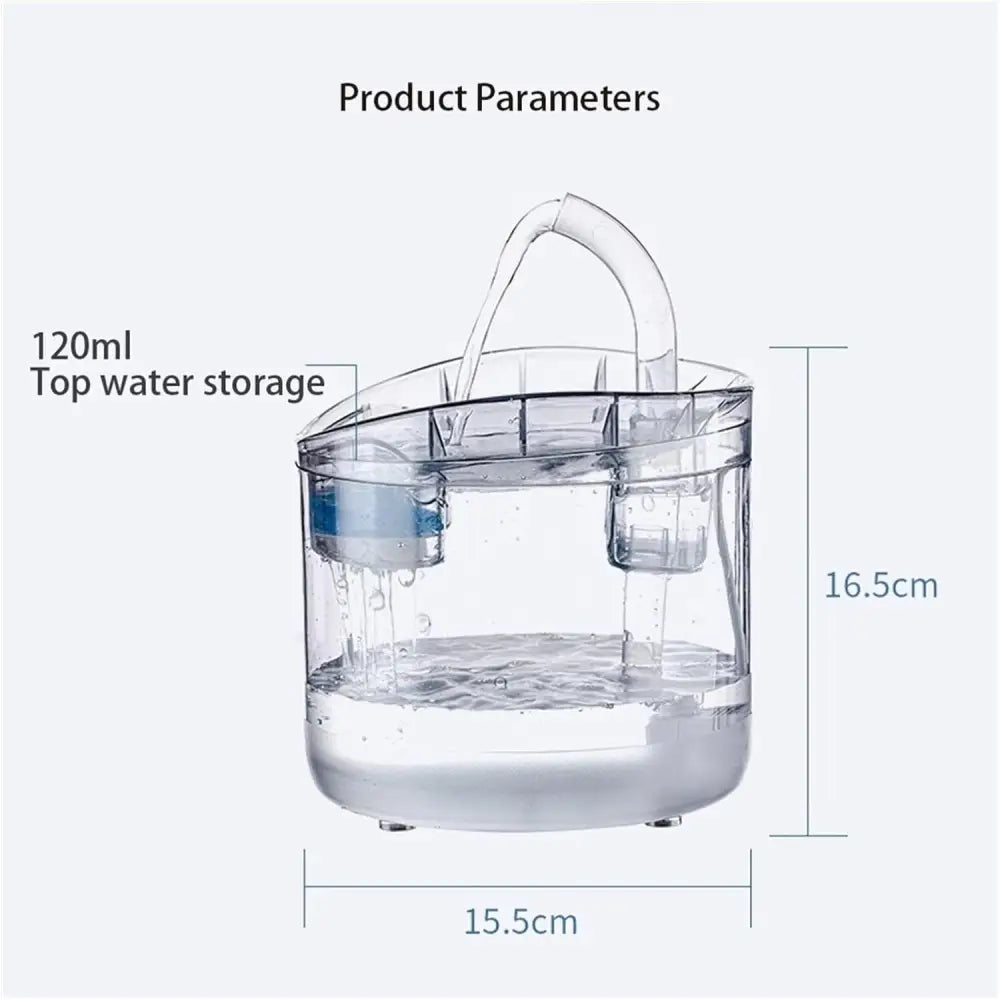 8PCS Filter Electric Pet Water Fountain Automatic Sensor Drinking Dispenser Filter - Pet Care > Dog Supplies > Dog