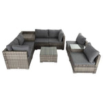 9-Piece Outdoor Setting - Furniture > Outdoor