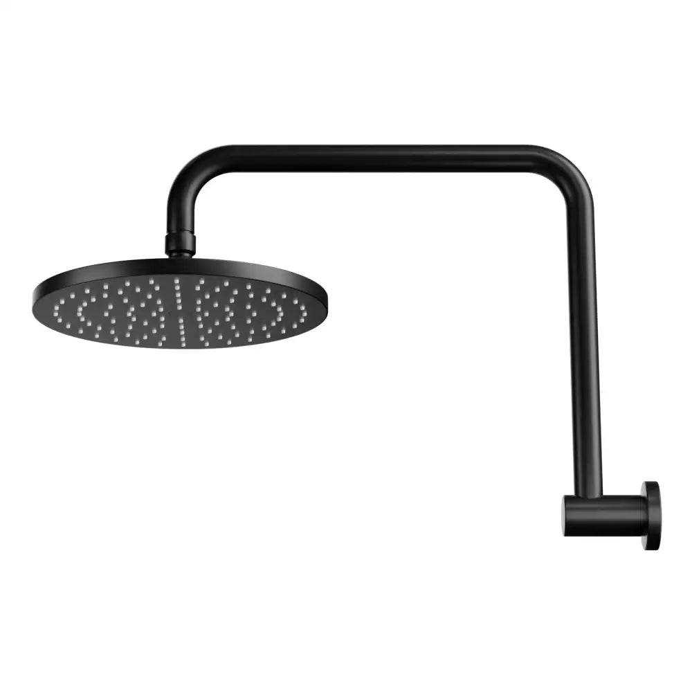 9’’ Rain Shower Head Overhead High-pressure Swivel Black - Home & Garden > Bathroom Accessories