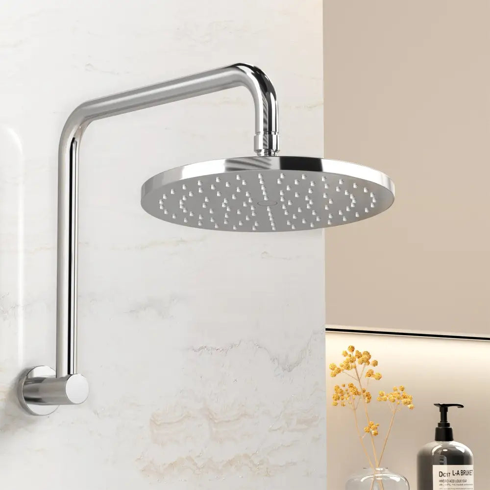 9’’ Rain Shower Head Overhead High-pressure Swivel Chrome - Furniture > Bathroom > Shower Heads & Screens