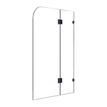900 x 1450mm Frameless Bath Panel 10mm Glass Shower Screen By Della Francesca - Furniture > Bathroom > Shower Heads &