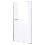 900 x 2000mm Frameless 10mm Safety Glass Shower Screen - Furniture > Bathroom > Shower Heads & Screens