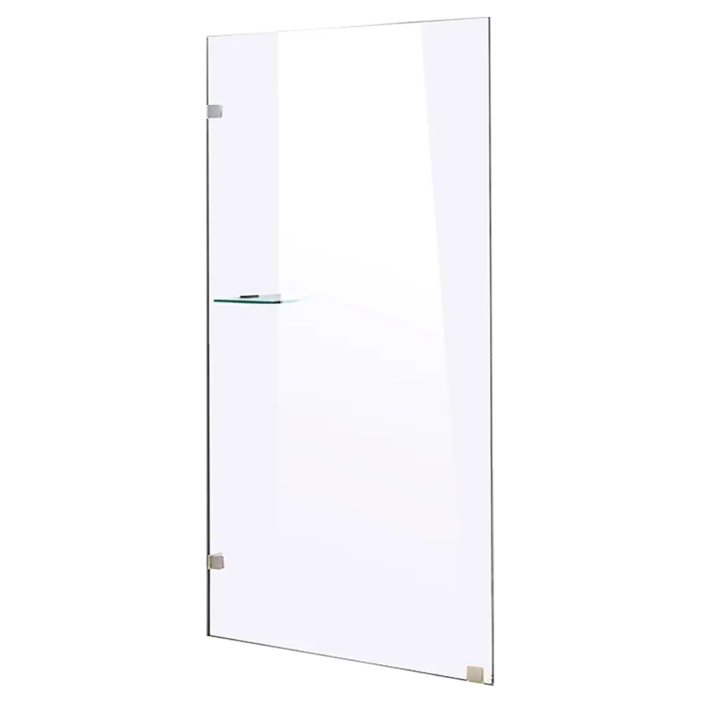 900 x 2000mm Frameless 10mm Safety Glass Shower Screen - Furniture > Bathroom > Shower Heads & Screens