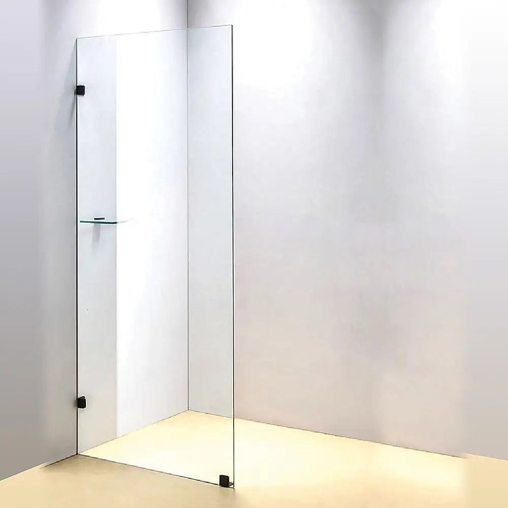 900 x 2100mm Frameless 10mm Safety Glass Shower Screen - Furniture > Bathroom > Shower Heads & Screens