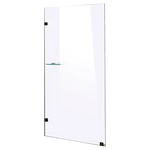 900 x 2100mm Frameless 10mm Safety Glass Shower Screen - Furniture > Bathroom > Shower Heads & Screens