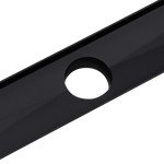 900mm Bathroom Shower Black Grate Drain w/Centre outlet Floor Waste Square Pattern - Home & Garden > DIY > Kitchen &