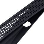 900mm Bathroom Shower Black Grate Drain w/Centre outlet Floor Waste Square Pattern - Home & Garden > DIY > Kitchen &