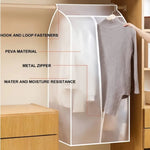 90cm Clothes Dust Cover Wardrobe Cloth Cover Clothes Storage Bag For Garments Suits Dresses Coats - Home & Garden >