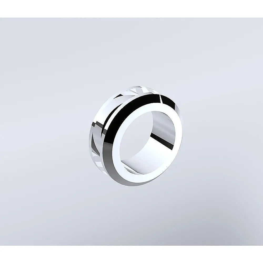 90cm Wall to Wall Frameless Shower Screen with Chrome Channel and SS Hinges - Furniture > Bathroom > Shower Heads &