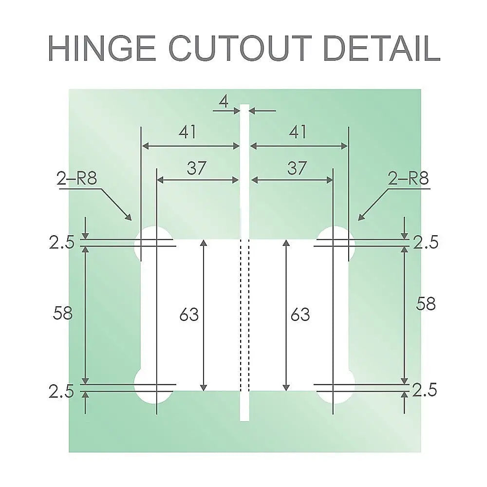 90cm Wall to Wall Frameless Shower Screen with Chrome Channel and SS Hinges - Furniture > Bathroom > Shower Heads &