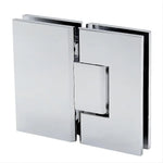 90cm Wall to Wall Frameless Shower Screen with Chrome Channel and SS Hinges - Furniture > Bathroom > Shower Heads &
