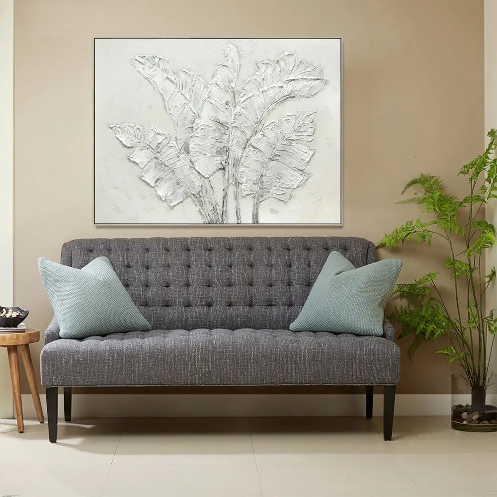 90X120cm Ethereal Paradise Light Wood Framed Hand Painted Canvas Wall Art - Home & Garden > Wall Art