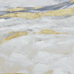90X120cm Golden Horizon Champagne Framed Canvas Wall Art - Home & Garden > Wall Art