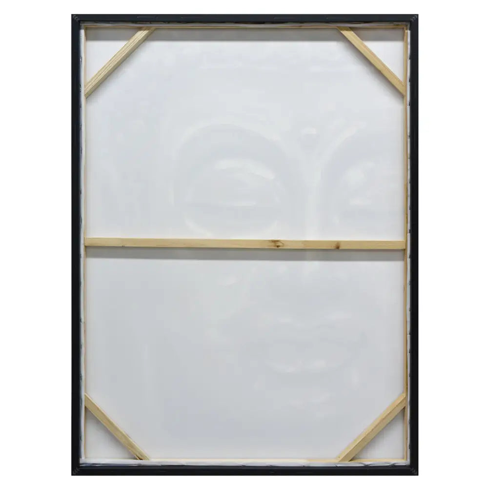 90X120cm Serene Radiance Champagne Framed Canvas Wall Art - Home & Garden > Wall Art