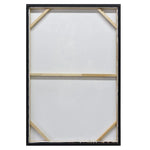 90X120cm Vibes of Vellichor Black Framed Hand Painted Canvas Wall Art - Home & Garden > Wall Art