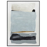 90X120cm Vibes of Vellichor Black Framed Hand Painted Canvas Wall Art - Home & Garden > Wall Art