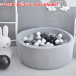 90x30cm Ocean Ball Play Pit Soft Baby Kids Paddling Foam Pool Child Barrier Toy - Baby & Kids > Gates & Playpens
