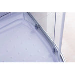 90x90cm Rounded Curved Shower Base in White - Home & Garden > Bathroom Accessories > Shower Accessories