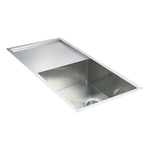 960x450mm Handmade Stainless Steel Undermount / Topmount Kitchen Sink with Waste - Furniture > Bathroom > Sinks