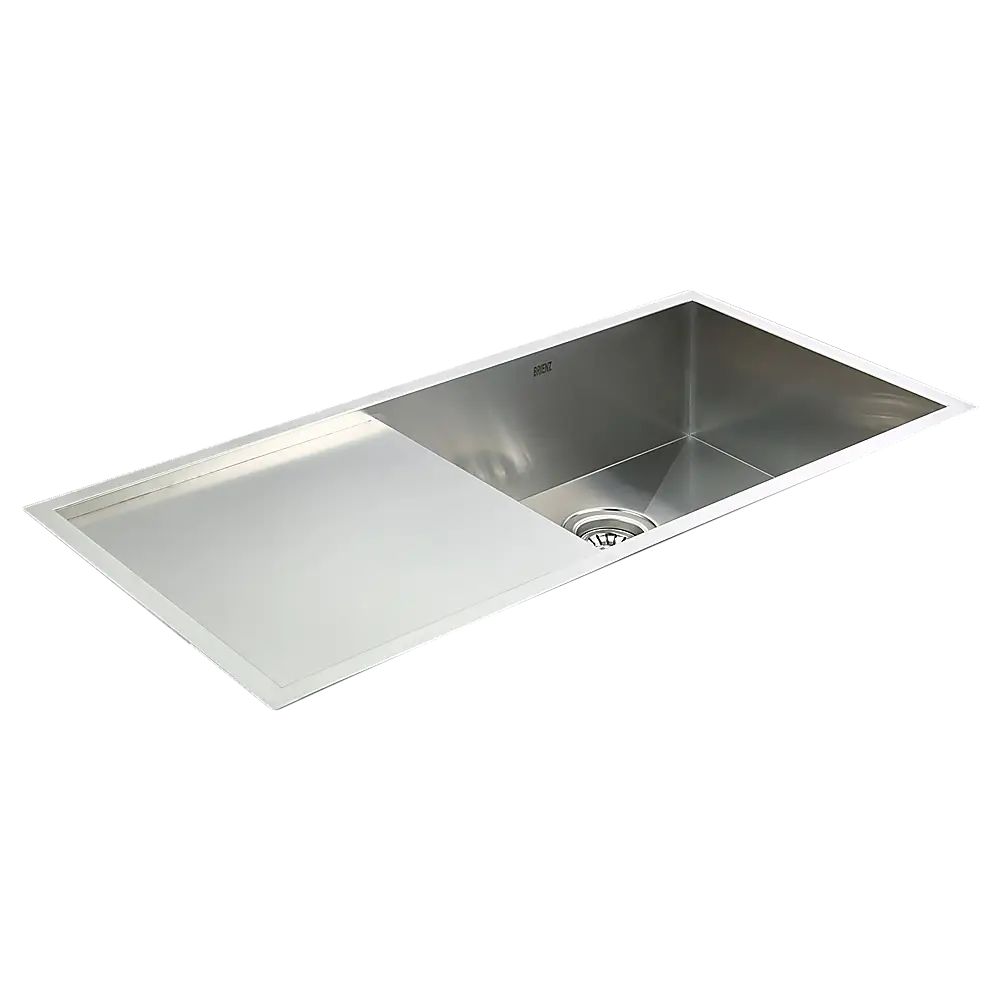 960x450mm Handmade Stainless Steel Undermount / Topmount Kitchen Sink with Waste - Furniture > Bathroom > Sinks