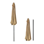 9FT Patio Umbrella Outdoor Garden Table Umbrella with 8 Sturdy Ribs - Home & Garden > Shading
