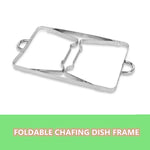 9L Chafing Dish Set Buffet Pan Bain Marie Bow Stainless Steel Food Warmer (3x3L) - Home & Garden > Kitchenware