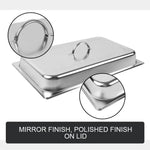 9L Chafing Dish Set Buffet Pan Bain Marie Bow Stainless Steel Food Warmer - Home & Garden > Kitchenware