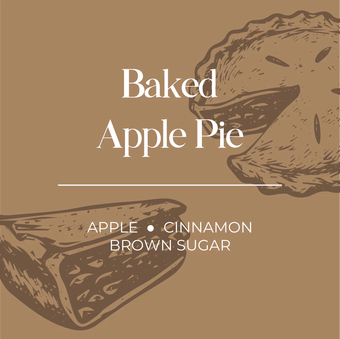 Baked Apple Pie | Soy Candle Refill Pod – Hand Poured in Australia