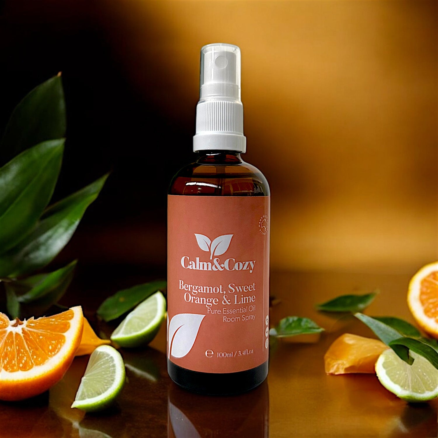 Bergamot, Sweet Orange & Lime Room Spray – Natural Citrus Aromatherapy for Energy, Clarity & Freshness