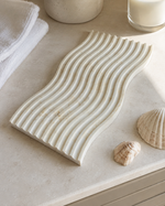 Sunday Tide Coastal Drift Tray in Coastal Stone