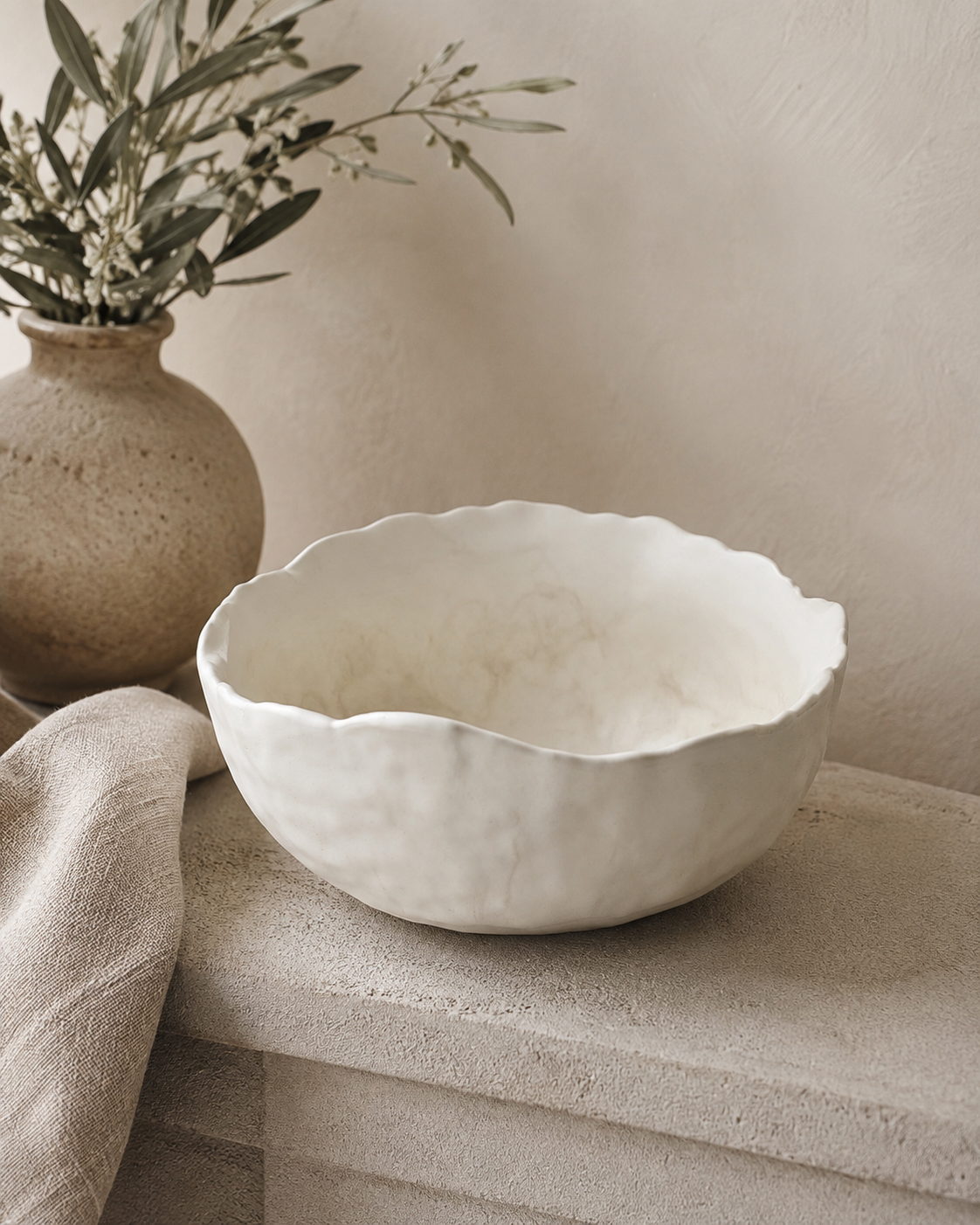 Sunday Tide Coastal Cove Bowl | Handmade Decorative Bowl