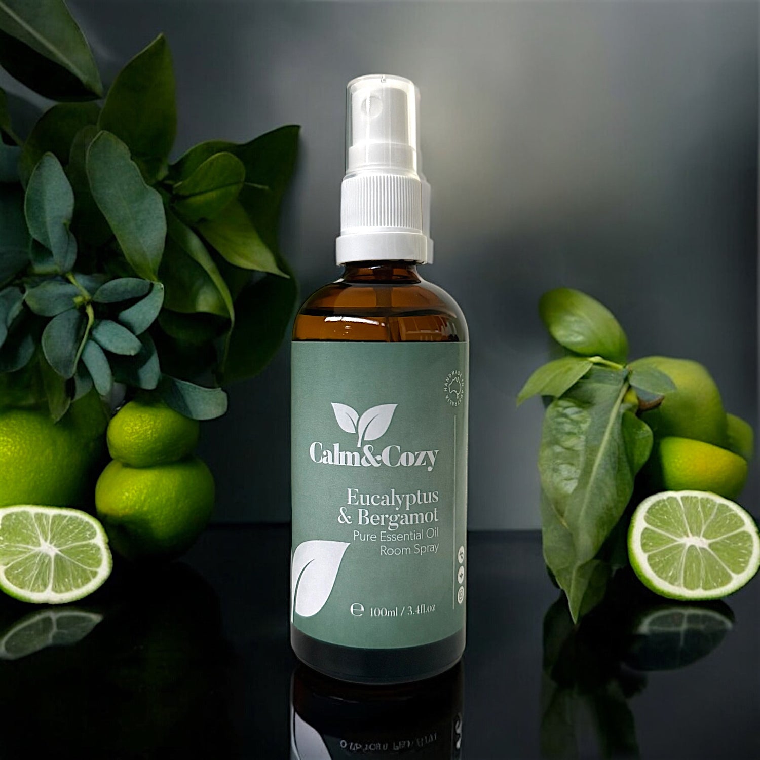 Eucalyptus & Bergamot Room Spray – Natural Air Freshener for Calm, Clarity & Fresh Herbal Balance