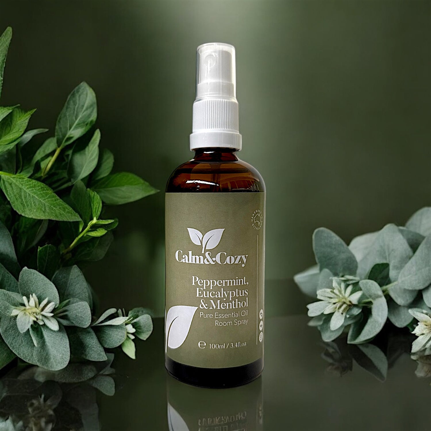 Eucalyptus, Peppermint & Menthol Room Spray – Natural Aromatherapy Mist for Clarity, Energy & Everyday Freshness