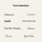 Comparison of different font styles on a white background