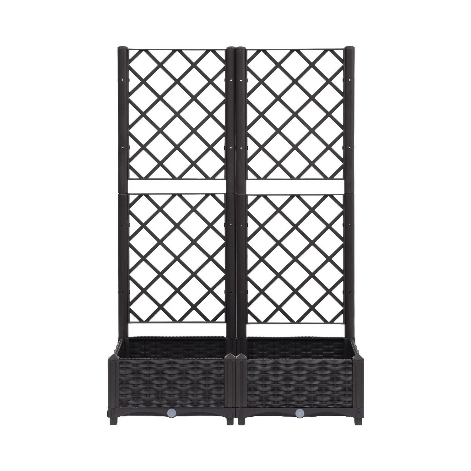 Green Fingers Raised Garden Bed Vertical Planter Self Watering Large Elevated Veggie Box 80x40x122cm