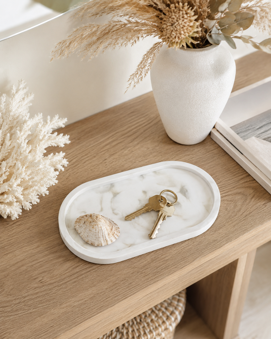 Sunday Tide Coastal Harbour Tray | Handmade Decorative Tray