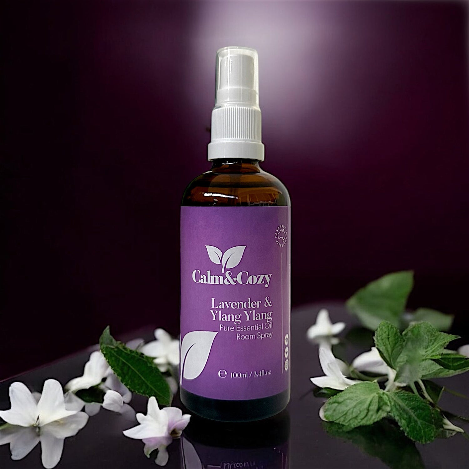 Lavender & Ylang Ylang Room Spray – Natural Floral Aromatherapy Mist for Calm, Sleep & Emotional Balance