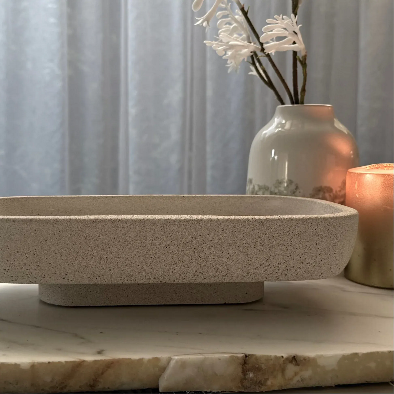 Monolith Sculptural Pedestal Bowl