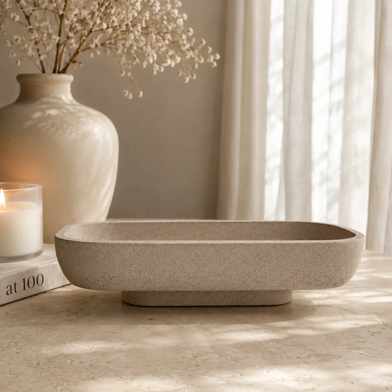Monolith Sculptural Pedestal Bowl