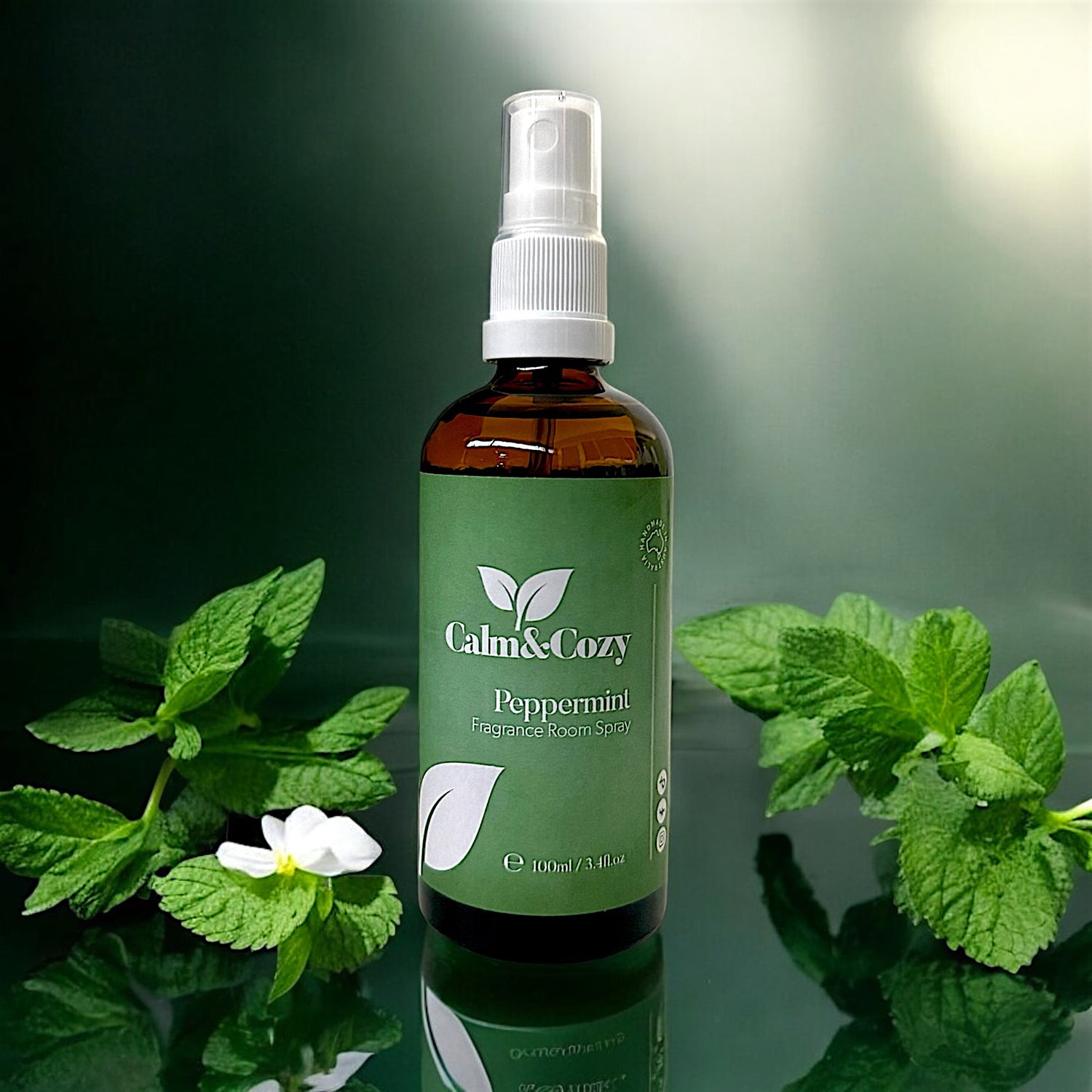 Peppermint Room Spray – Natural Mint Aromatherapy Mist for Clarity, Energy & Air Freshness